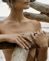 Niobio žiedas su deimantu