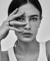 Niobio žiedas su deimantu