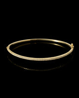 Auksinė apyrankė su deimantais "Half Eternity"