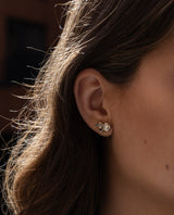 Auksiniai auskarai su deimantais "Candies"