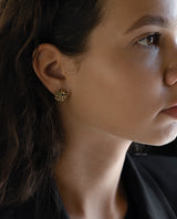 Auksiniai auskarai su deimantais "Žvaigždėta naktis"