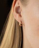 Auksiniai auskarai "Red Gold Mini Hoops"