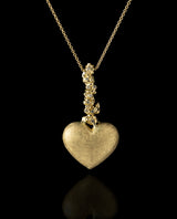 Auksinis kaklo papuošalas "Dėkingumo laikysena"