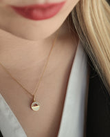 Auksinis pakabukas su deimantais