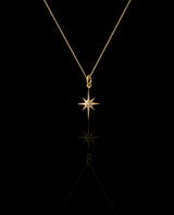 Auksinis pakabukas su deimantu "Žvaigždutė"