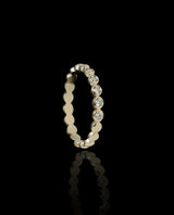 Auksinis žiedas su deimantais "Each&other"