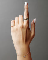 Auksinis žiedas su deimantais "Eternity"