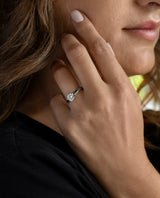 Auksinis sužadėtuvių žiedas su deimantu "The One"