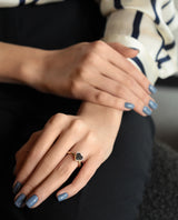 Auksinis žiedas su kvarco drūza "Rock&Roll"