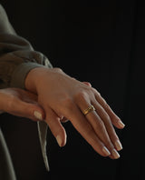 Auksinių žiedų rinkinys su deimantais "Saldainiukai"