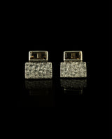 Sidabriniai auskarai su dūminiu kvarcu "Viskas aišku"