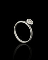 Auksinis žiedas su deimantu "She's the One"