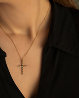 AUKSINIS PAKABUKAS SU DEIMANTAIS "DIAMOND CROSS"