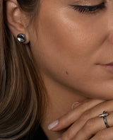 Auksinis žiedas su deimantais "Žiedas su žieduku"