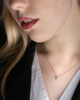 Auksinis kaklo papuošalas su deimantu "Mini"