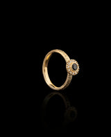 Auksinis žiedas su deimantais "Shining Sun"