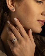 Auksinis žiedas su deimantais "Shining Sun"