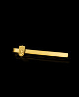 Sidabrinis paauksuotas kaklaraiščio segtukas "LFF"