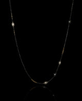 Sidabrinis kaklo papuošalas su auksu "Double Length Necklace"