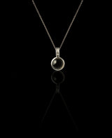 Sidabrinis pakabukas su dūminiu kvarcu „Uogos“