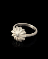 Sidabrinis žiedas su deimantu "Morengas"