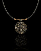 Sidabro ir aukso pakabukas "Žvaigždėta naktis"