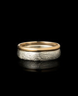 Sidabro ir raudono aukso vestuviniai žiedai