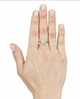 Auksinis žiedas su deimantais "Amoeba"