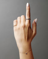 Auksinis žiedas su deimantais "Circle of Life"