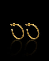 Auksiniai auskarai "Hoops"