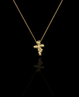 Auksinis kaklo papuošalas "Dėkingumo laikysena"