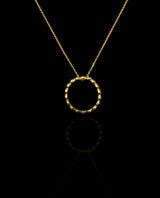 Auksinis žiedas-pakabukas "Each&Other"