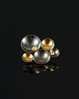 Sidabro ir aukso segė-pakabukas "Susitikimas"