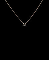 Auksinis kaklo papuošalas su deimantu "Mini"