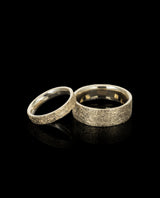 Šampaninio aukso vestuviniai žiedai