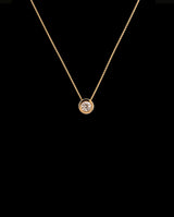 Auksinis kaklo papuošalas su deimantu "Mini"