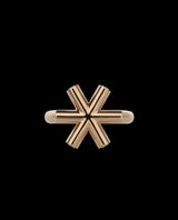 Auksinis žiedas su deimantais "Bučkis"