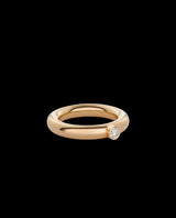 Auksinis žiedas su deimantu "Dikis"