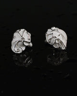 Sidabrinės sąsagos "Abstrakcija"