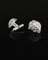 Sidabrinės sąsagos "Abstrakcija"