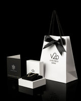 Auksinis kaklo papuošalas "Trio"