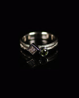 Auksinis žiedas su deimantais "US II"