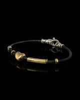 Odinė apyrankė su aukso ir sidabro detalėmis