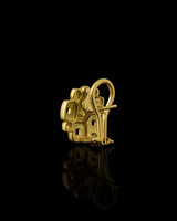 Auksiniai auskarai su deimantais "Little Windows"