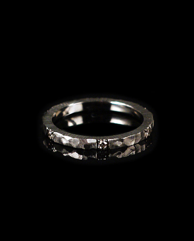 Auksinis žiedas su deimantu "5 years together"