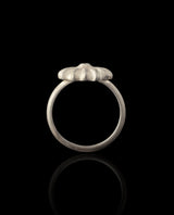 Sidabrinis žiedas su deimantu "Morengas"