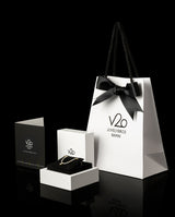 Sidabrinis pakabukas su auksu ir deimantu "Vainikas"