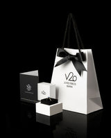 Titaninis žiedas su aukso detale