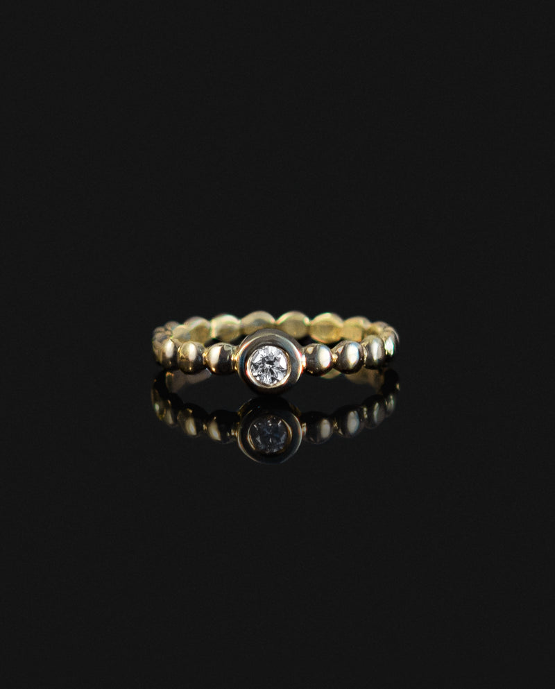 Auksinis žiedas su deimantu "Everyday"