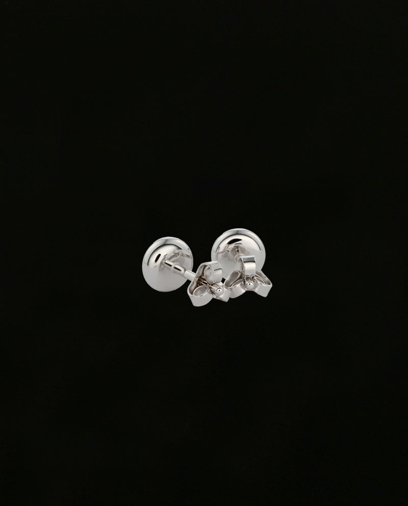 Auksiniai auskarai su deimantais "Du maži meilės ženkliukai"